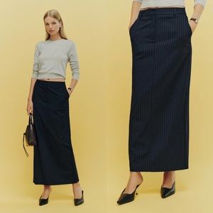 NWT Reformation Cairo Mid Rise Maxi Skirt